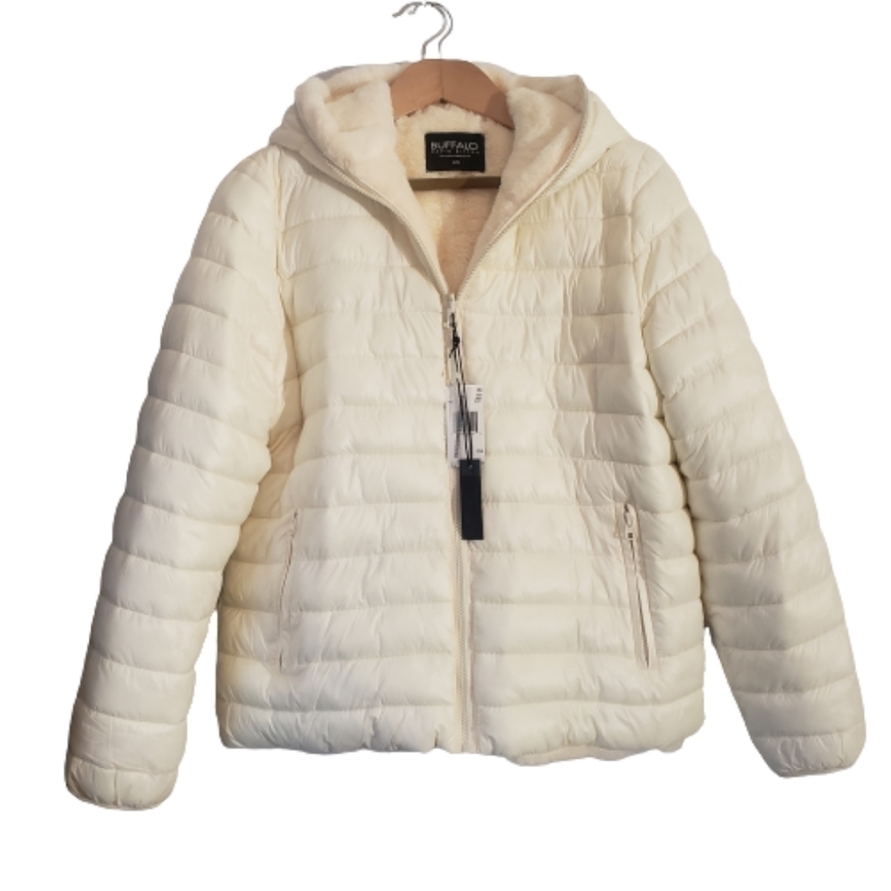 Buffalo David Bitton Saige reversible puffer jacket size L